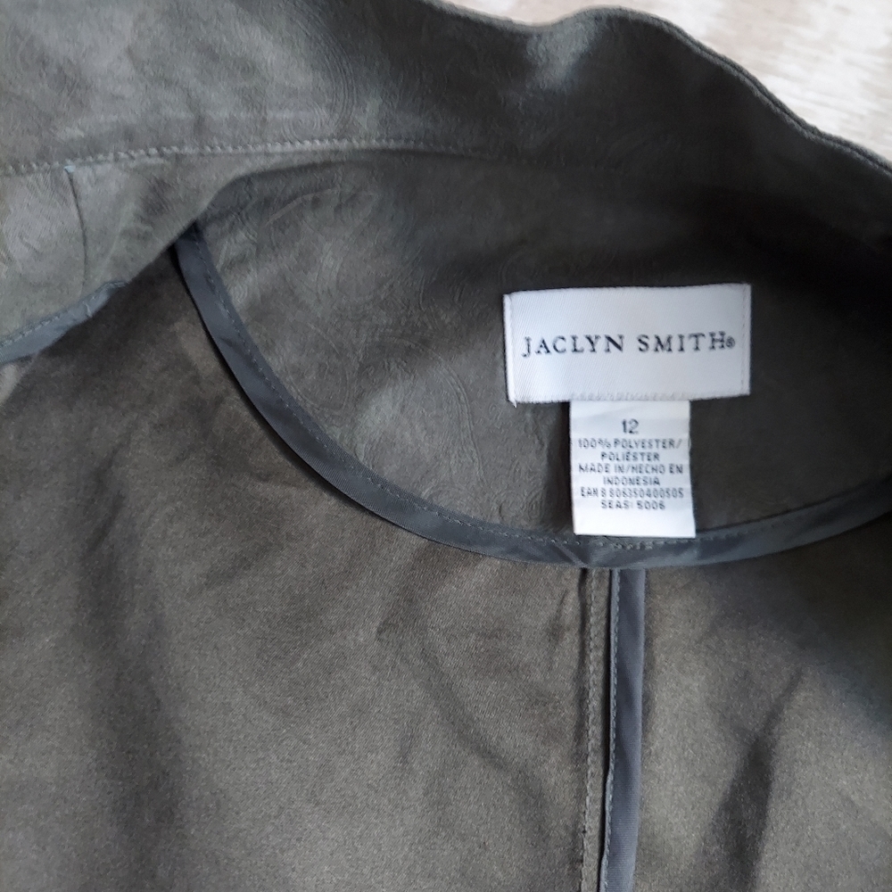Jaclyn Smith Stand Collar Blazer Jacket - Picture 13 of 15